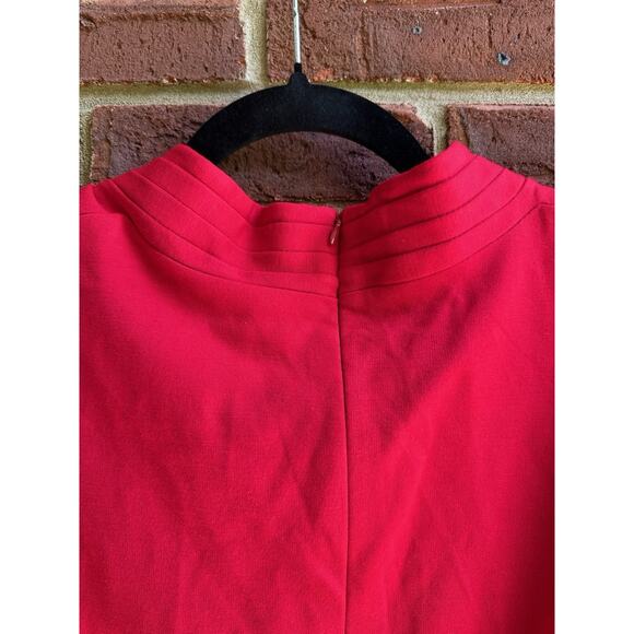 Taylor Embellished Shoulder Dress‎ size 18W Red with Pockets - Picture 9 of 13